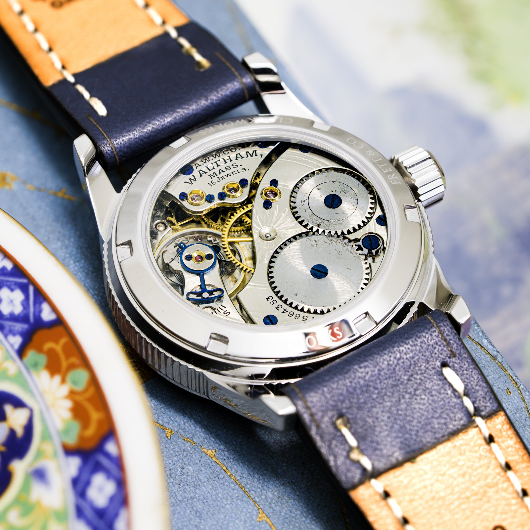 Waltham pocket watch conversion — Frett & Co Clockworks